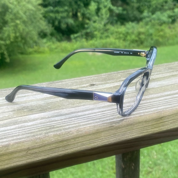 Calvin Klein Frames for sunglasses dark translucent blue 56[]16 135 - Picture 9 of 11